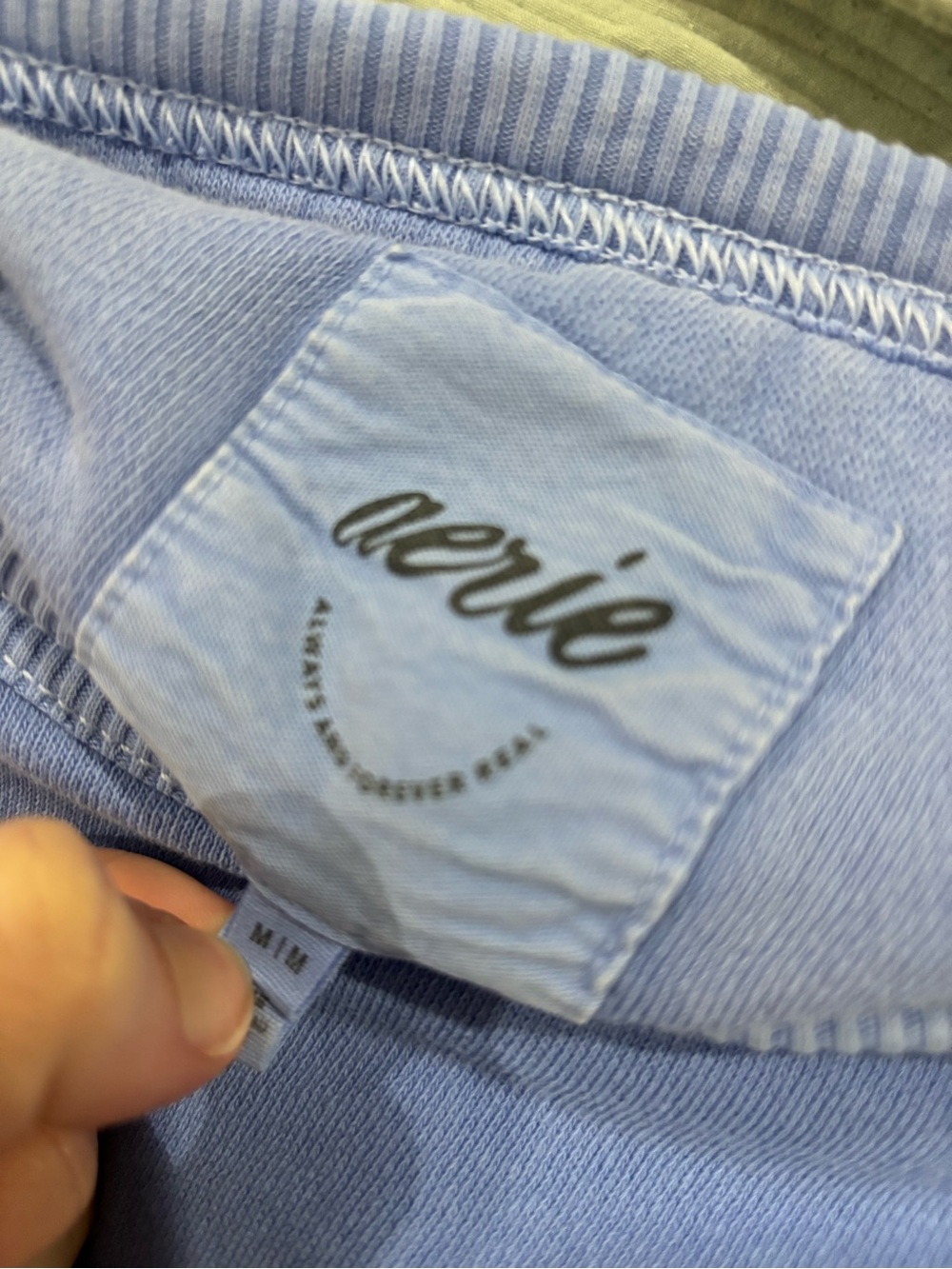 aerie Periwinkle Crewneck Pullover Sweater - Picture 4 of 4
